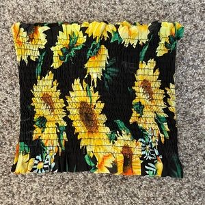 Sunflower Tube Top